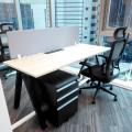 CCC Capital Management | Product Seen: [Astrid Highback Office Chair, Apex Workstation – Single sided & Dan Mobile Pedestal - 2 Drawers - Standard Size]